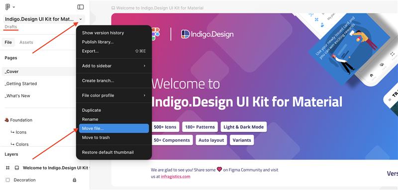 moving figma design file