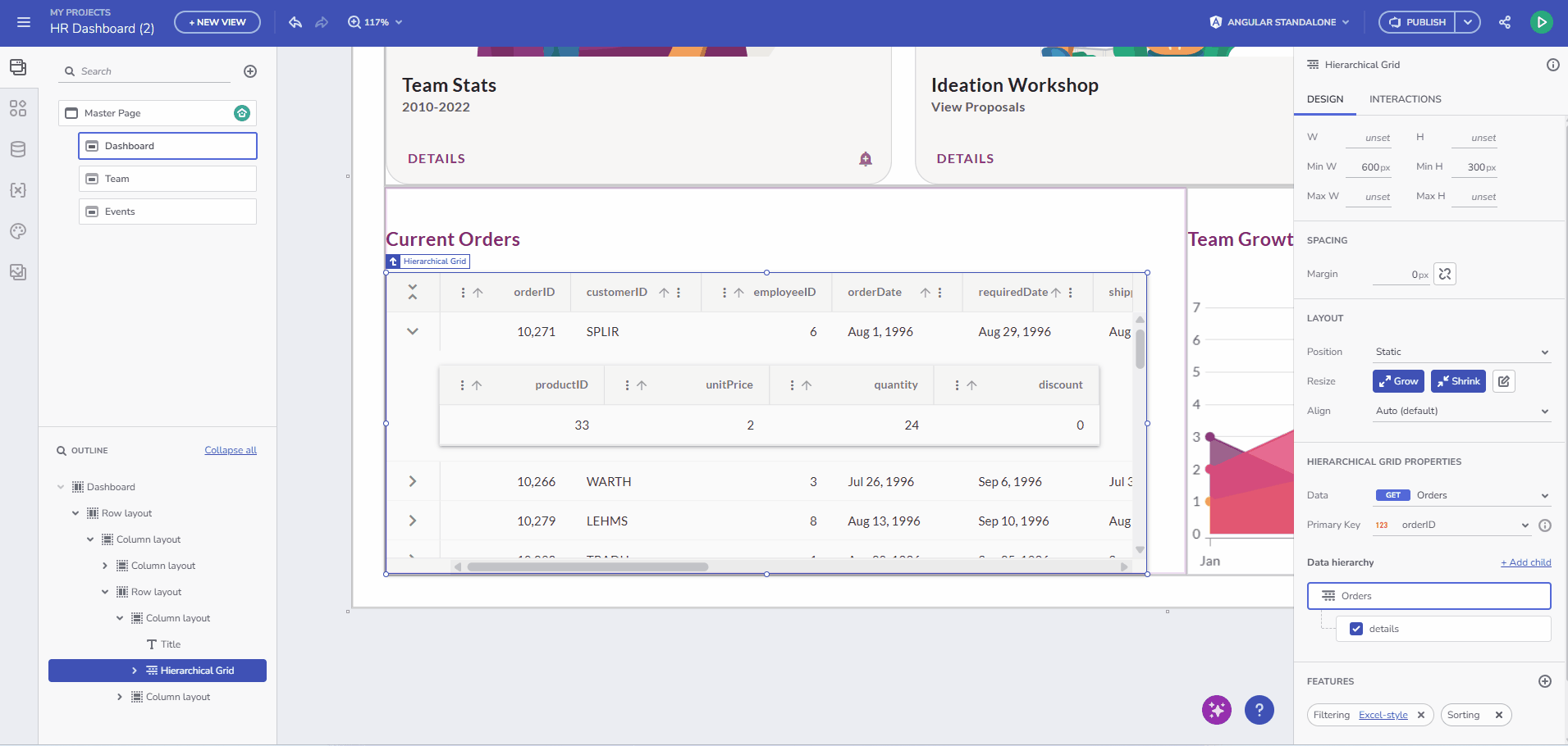 App Builder Release: Load-on-Demand Hierarchical Grids, DevOps Integration, Input Validation & More! Hierarchical Grid Load-on-demand