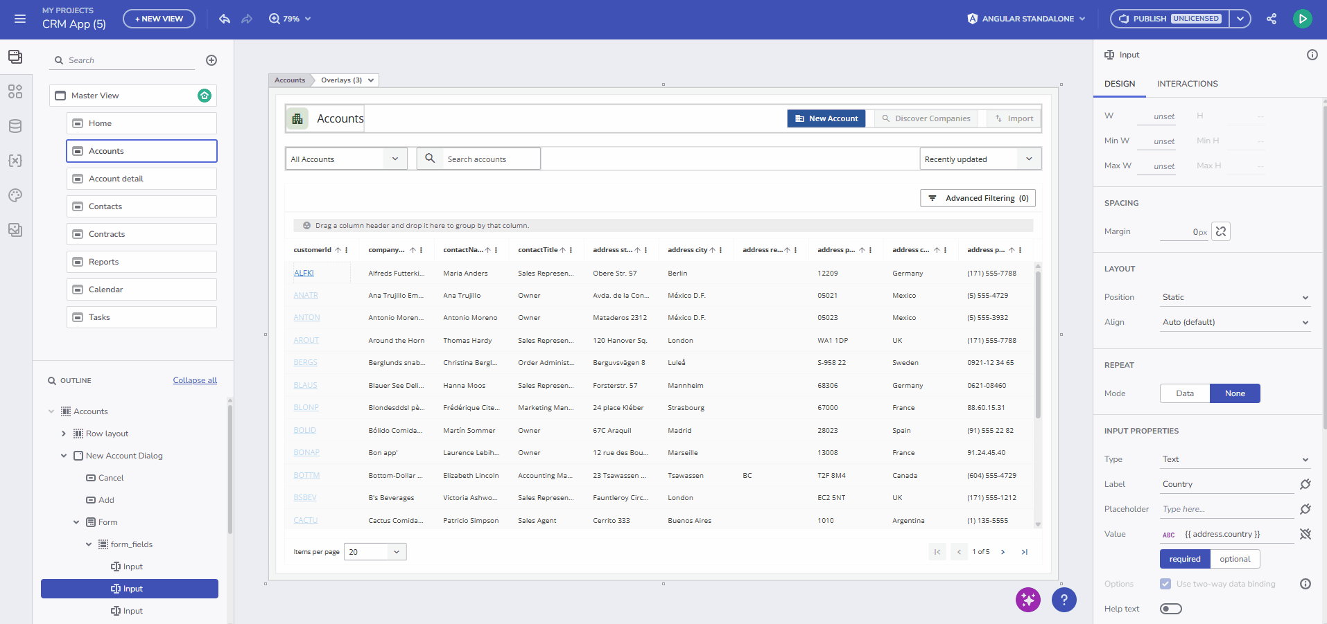 App Builder Release: Load-on-Demand Hierarchical Grids, DevOps Integration, Input Validation & More! Validations for Form, Grid and standalone inputs