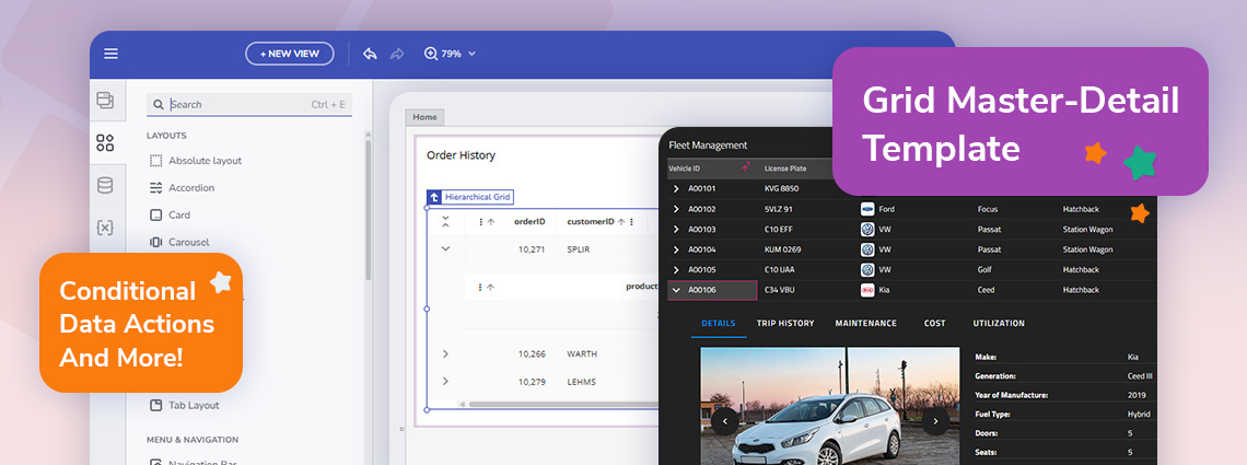 What's New: App Builder with Conditional Data Actions, Grid Master-Detail, & More App Builder with Conditional Data Actions