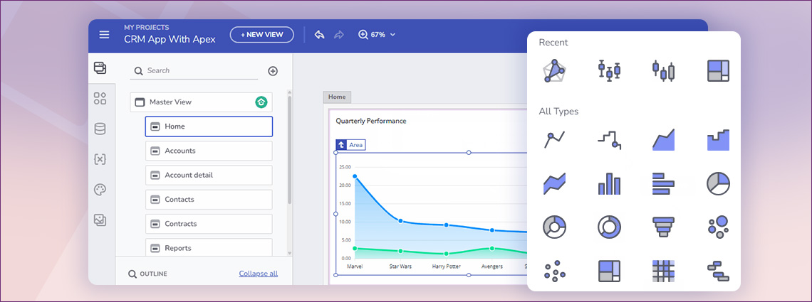 What’s New: App Builder with Smarter AI Features, ApexCharts, Pivot Grid Enhancements, & More What’s New: App Builder with Smarter AI Features, ApexCharts, Pivot Grid Enhancements, & More