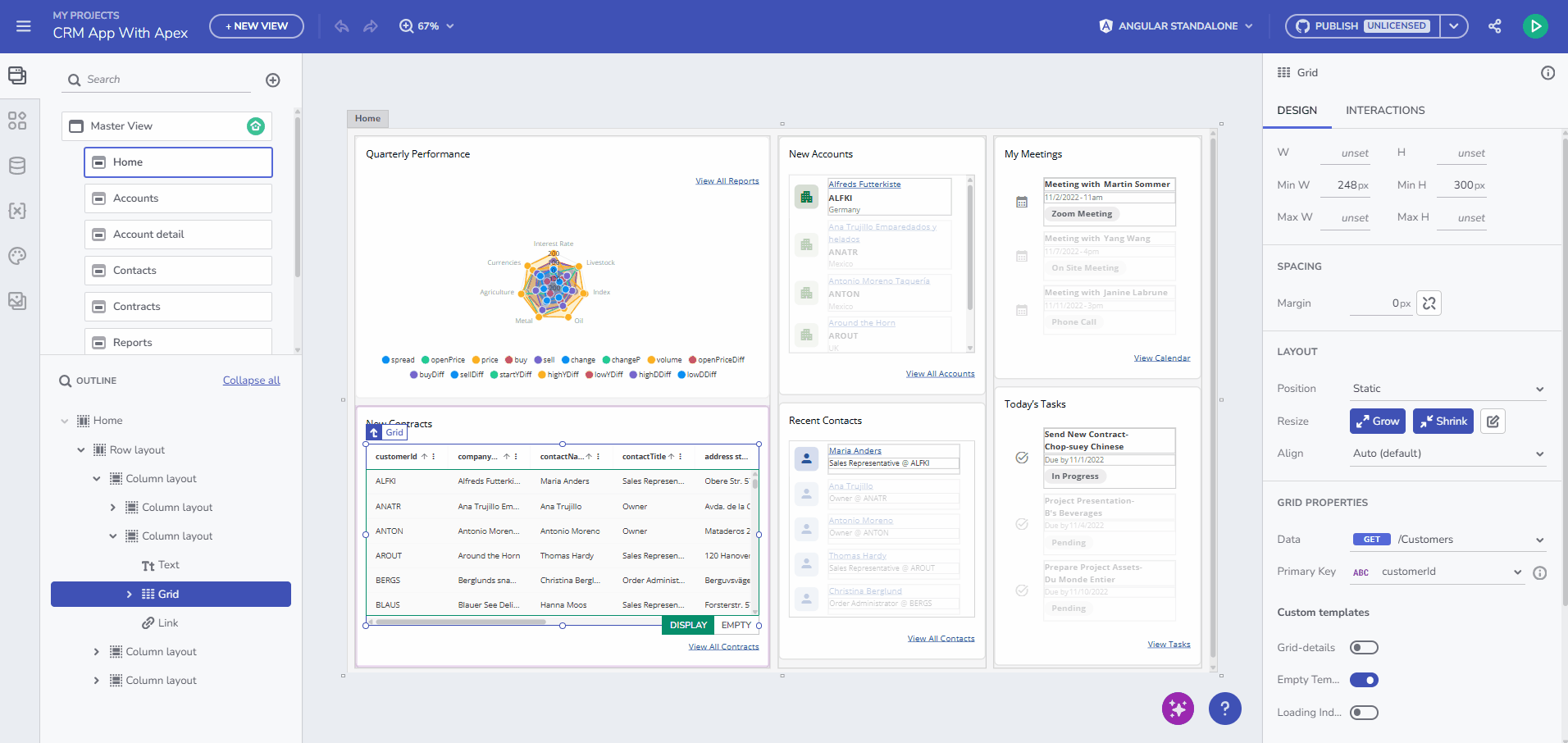 What’s New: App Builder with Smarter AI Features, ApexCharts, Pivot Grid Enhancements, & More loading indicator example