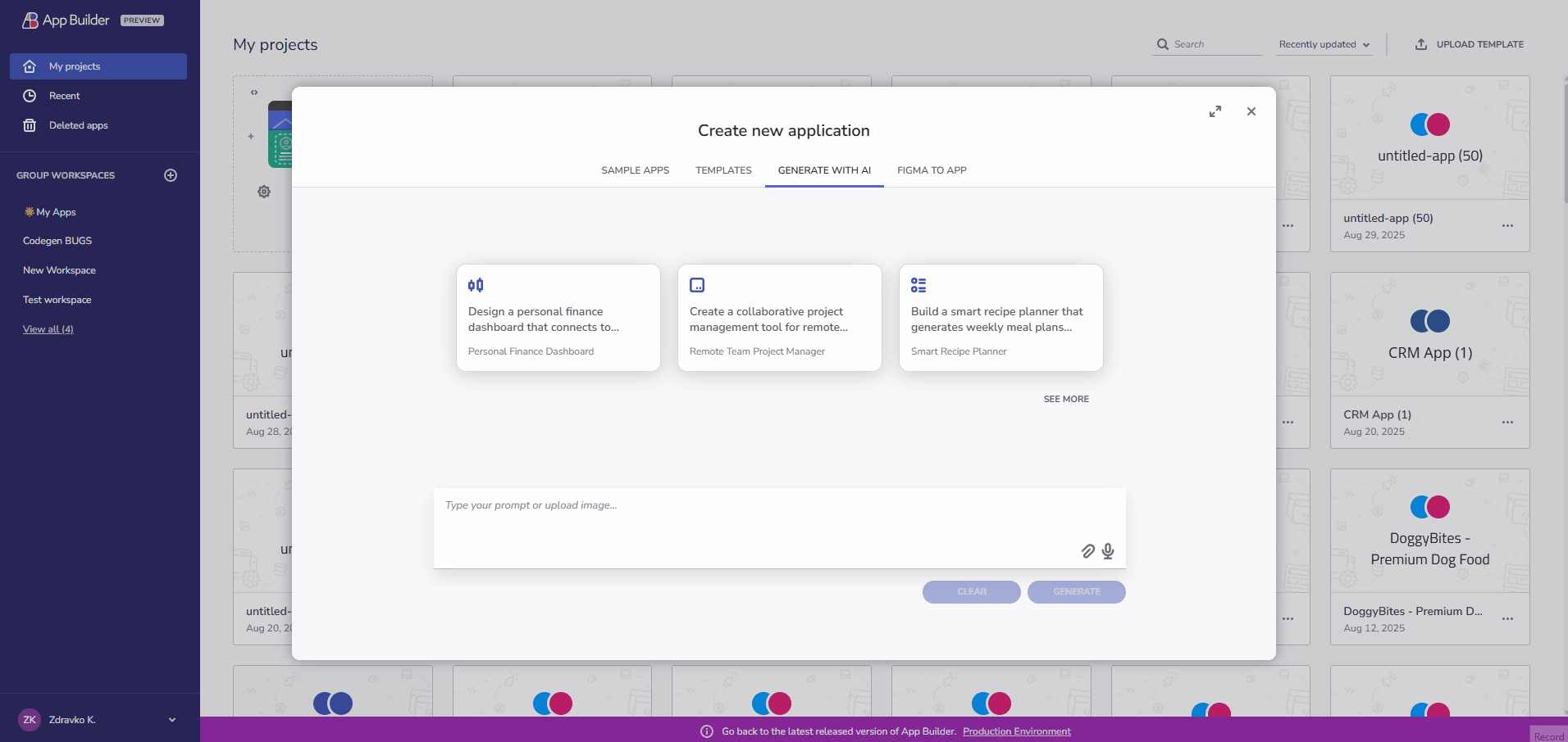 What’s New: App Builder with Smarter AI Features, ApexCharts, Pivot Grid Enhancements, & More speech to text example
